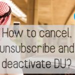 How to cancel all subscriptions on du prepaid?