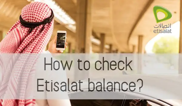 How to check Etisalat balance?